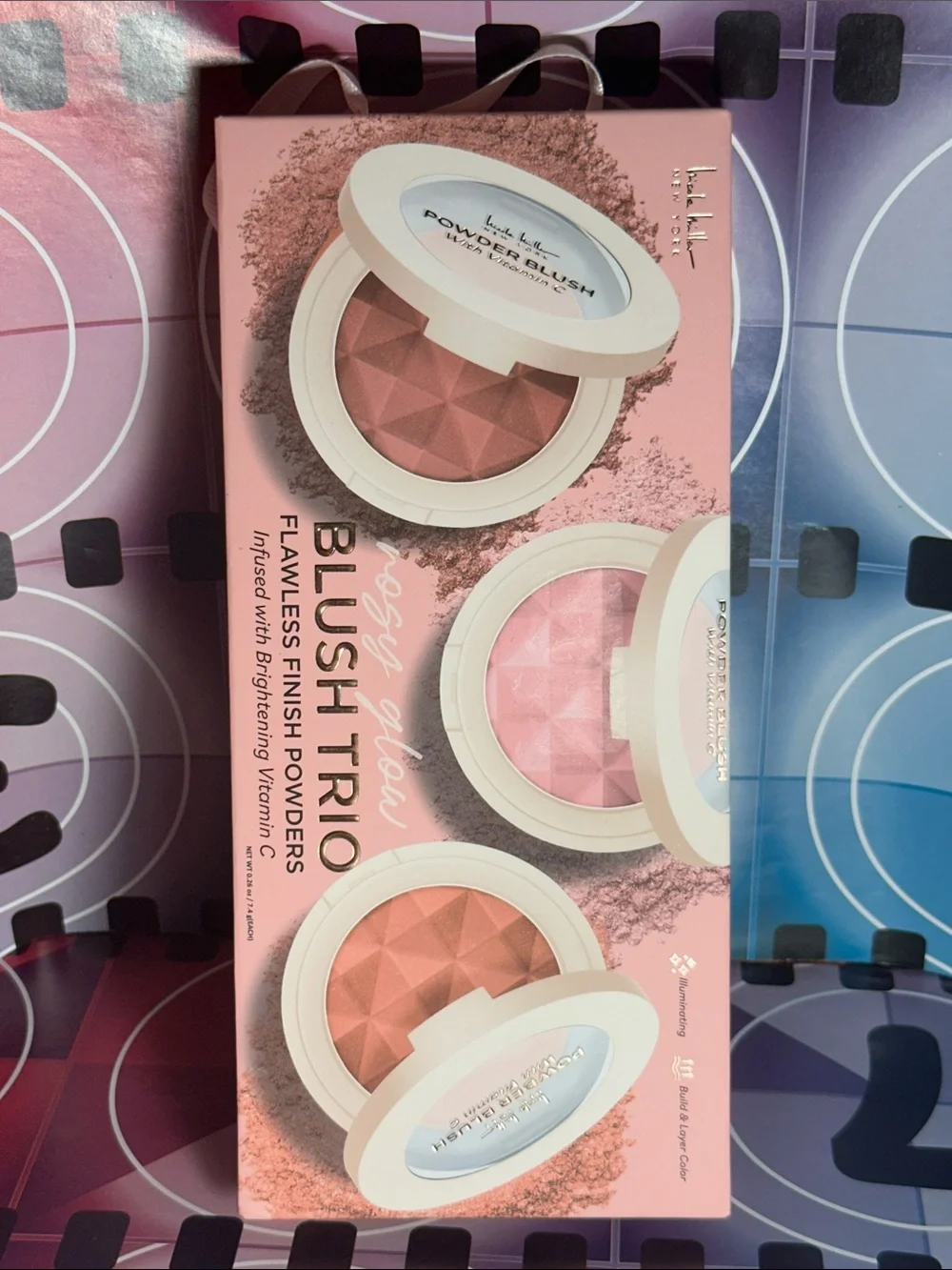 ⚡️Nicole Miller Rosy Glow Blush Trio — Peach, Pink & Coral Shades